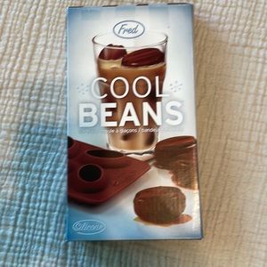 Silicone coffee bean ice maker